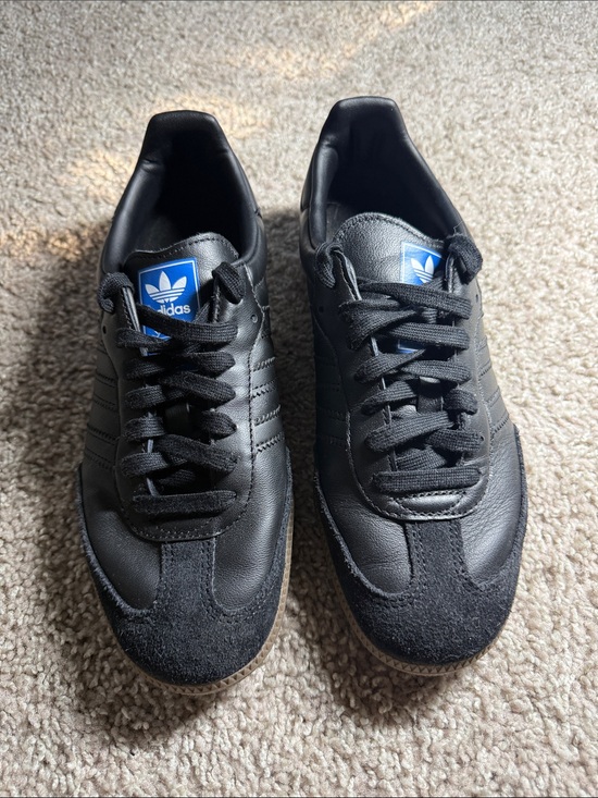 adidas Shoes - adidas Samba Black Leather & Suede Men's Sneakers